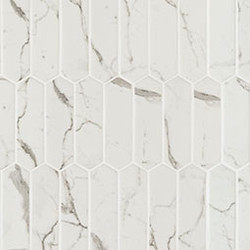 MSI Statuario Celano Picket Mosaic SMOT-GLSPK-STACEL6MM